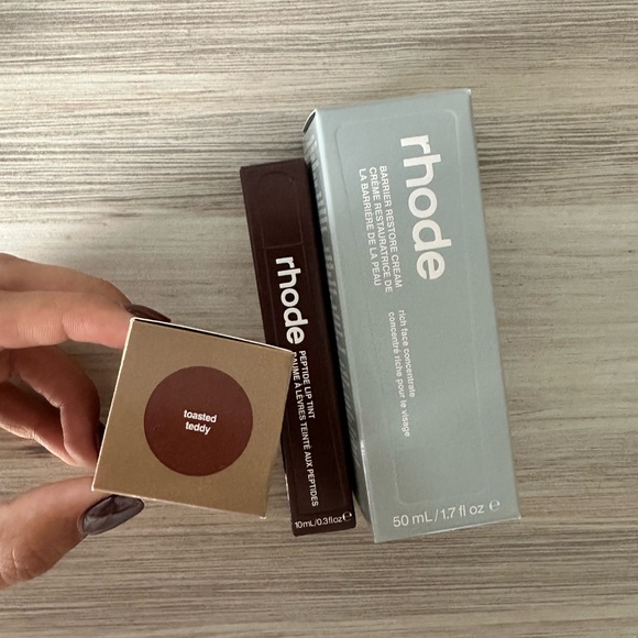 RHODE Lip Tint, Pocket Blush, Restore Cream - Crazy Bundle🤎 - Picture 2 of 3